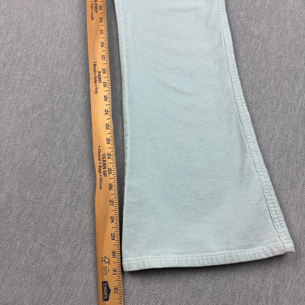 Abercrombie & Fitch‎ Pants Womens 6 Fits 29x31 Blue Corduroy Bootcut Flared Y2k - Picture 9 of 13